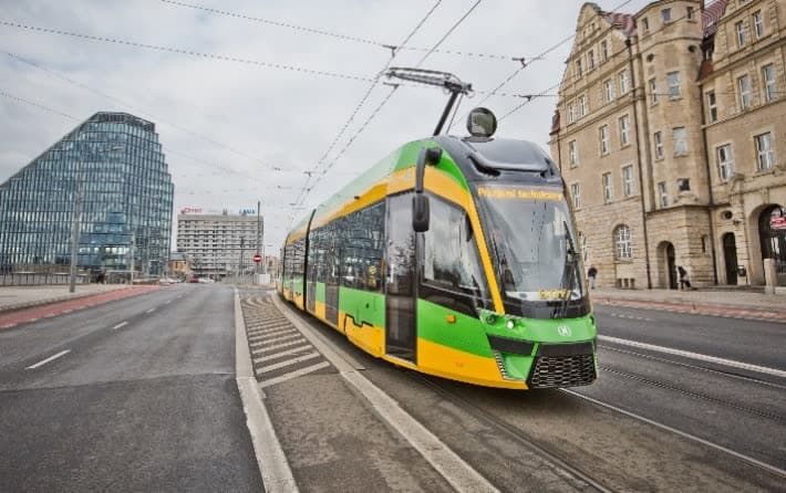 Tramwaj w ruchu miejskim
